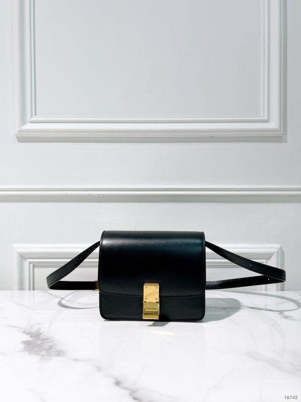 CELINE MINI BOX, Black/Gold - AHLi - Melbourne Second-Hand Luxury