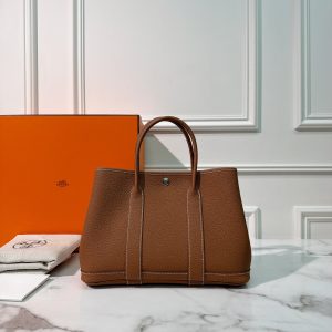 HERMES GARDEN PARTY 30, Gold/Silver