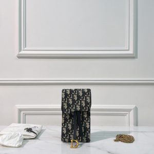DIOR SADDLE PHONE POUCH